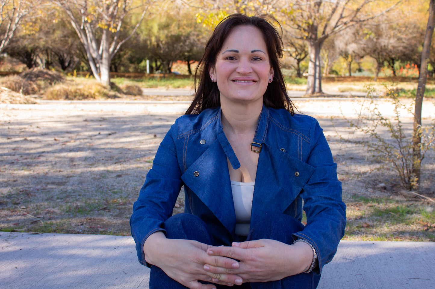 CHAQUETA MARE - mezclilla azul