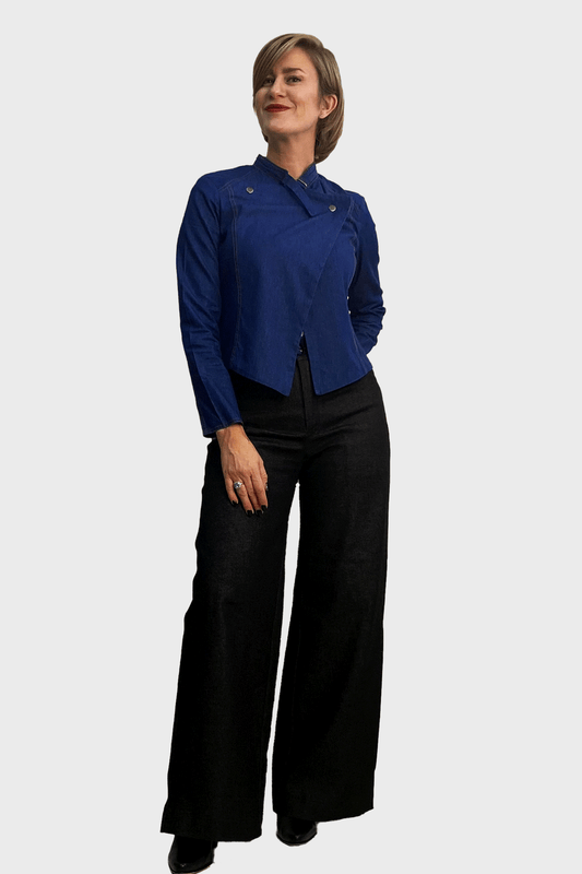 CHAQUETA MARE - mezclilla azul