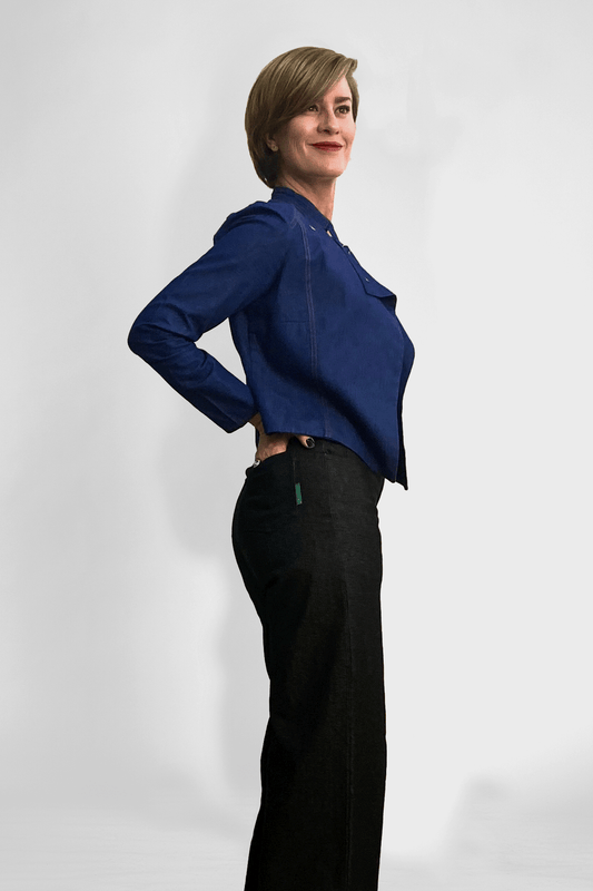 CHAQUETA MARE - mezclilla azul