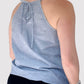 BLUSA ANDREA - mezclilla celeste